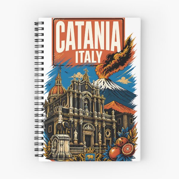 Item preview, Catania Italy Vintage Travel Tourism designed and sold by TravelersGems.