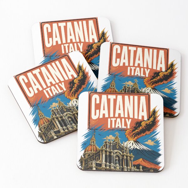 Item preview, Catania Italy Vintage Travel Tourism designed and sold by TravelersGems.