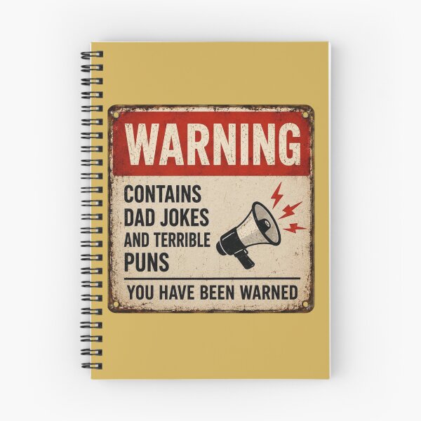 Item preview, Warning Contains Dad Jokes and Terrible Puns designed and sold by TheHodgePodge.