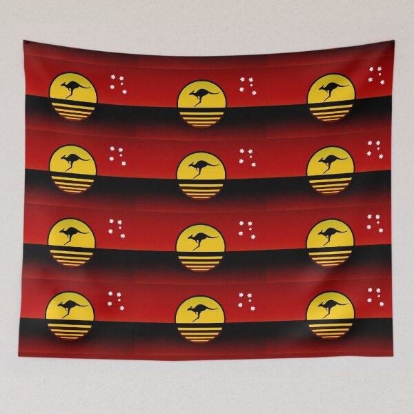 Item preview, Kangaroo Sun Design. Ochre. Art designed and sold by Kangaroo Sun.