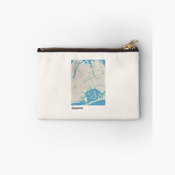 Item preview, Queens Minimalistic Map Art designed and sold by MapsNerd.
