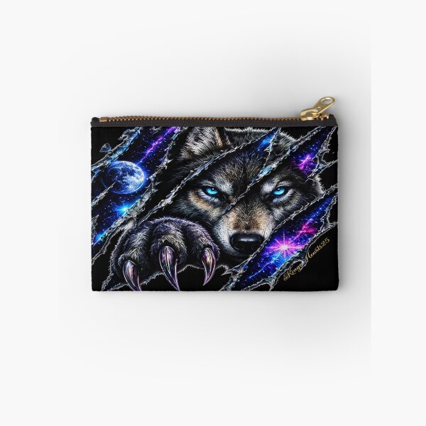 Item preview, Cosmic Wolf Claw Tear - Galactic Blue Eye Spirit designed and sold by KingofHearts25.