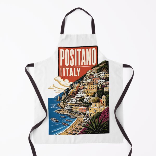 Item preview, Positano, Italia, Viajes y Turismo Vintage designed and sold by TravelersGems.