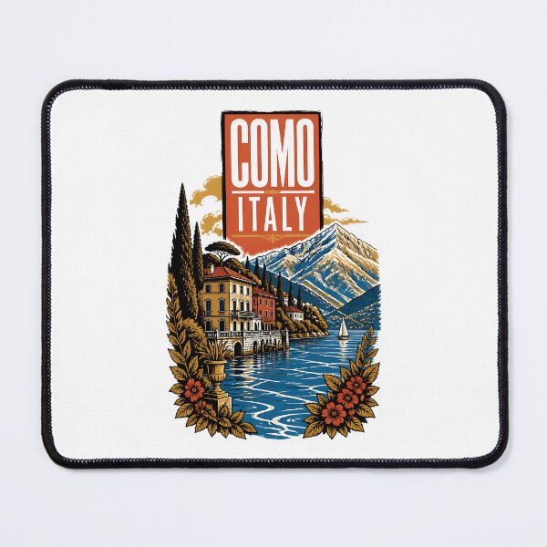 Item preview, Como Italy Vintage Travel Tourism designed and sold by TravelersGems.
