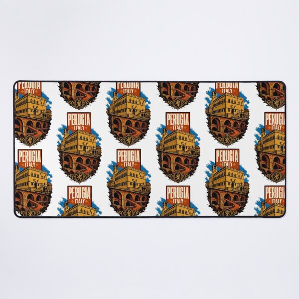 Item preview, Perugia Italy Vintage Travel Tourism designed and sold by TravelersGems.