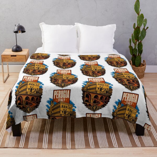 Item preview, Perugia Italy Vintage Travel Tourism designed and sold by TravelersGems.