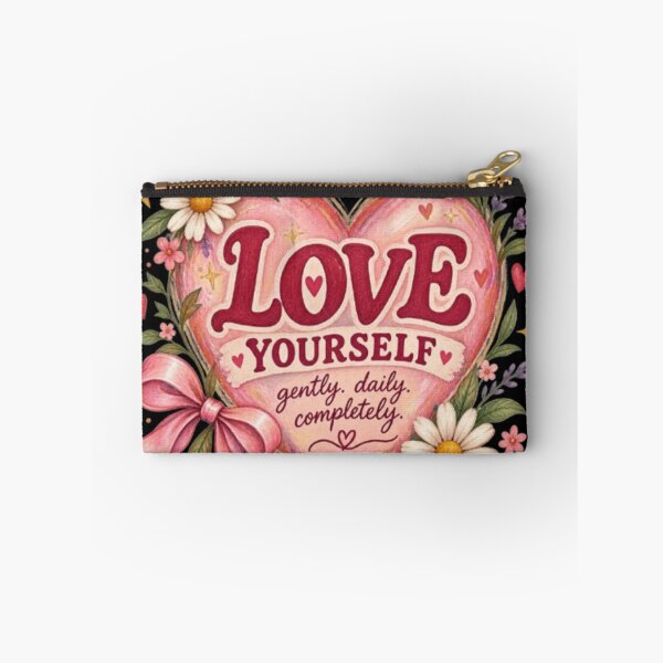 Item preview,  Love Yourself Self Love Floral Heart Vintage Aesthetic Design designed and sold by TulipsArtDesigns .