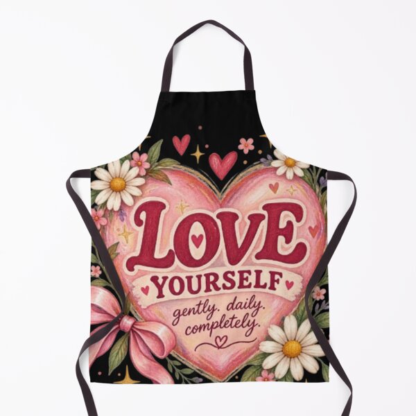 Item preview,  Love Yourself Self Love Floral Heart Vintage Aesthetic Design designed and sold by TulipsArtDesigns .