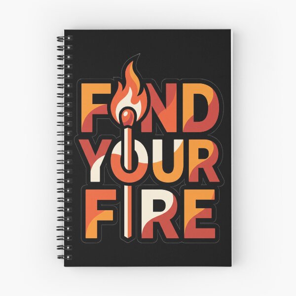 Item preview, Find Your Fire – Motivational Quote, Inner Strength & Inspiration designed and sold by Rovano.