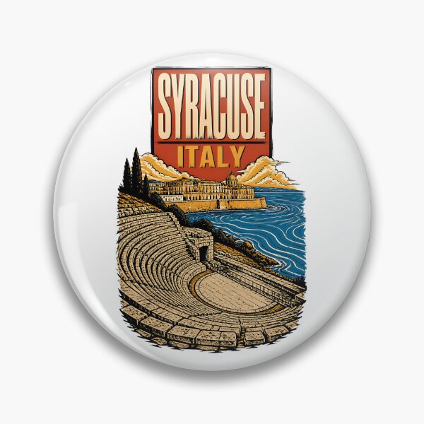 Item preview, Syracuse Italy Vintage Travel Tourism designed and sold by TravelersGems.