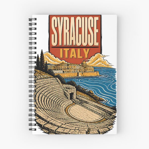 Item preview, Syracuse Italy Vintage Travel Tourism designed and sold by TravelersGems.