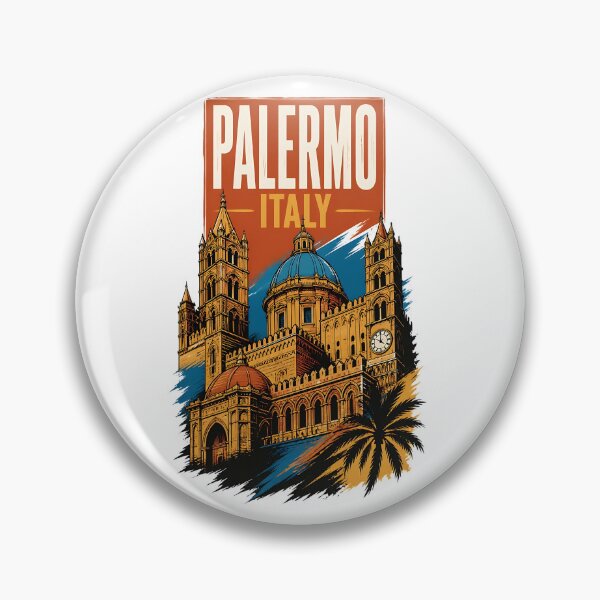 Item preview, Palermo Italy Vintage Travel Tourism designed and sold by TravelersGems.