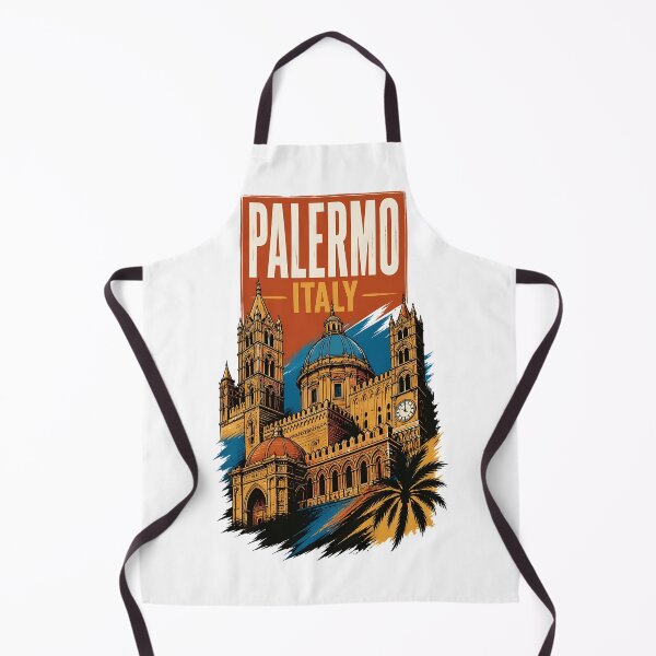 Item preview, Palermo Italy Vintage Travel Tourism designed and sold by TravelersGems.