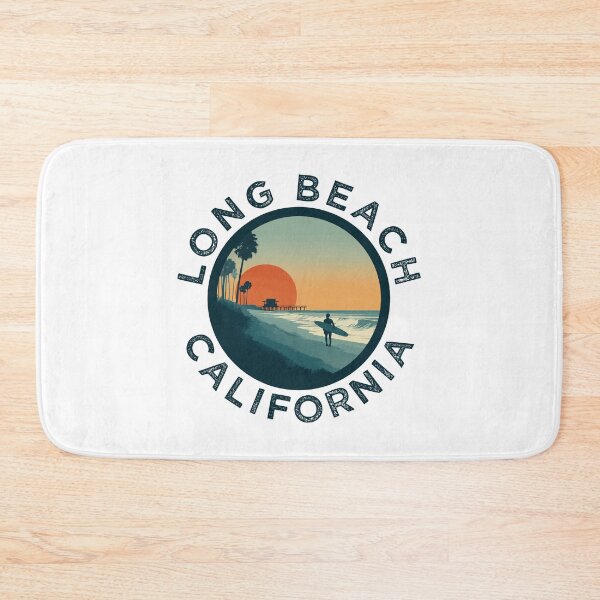 Item preview, Long Beach - California (with Navy Lettering) designed and sold by VelvetRoom.