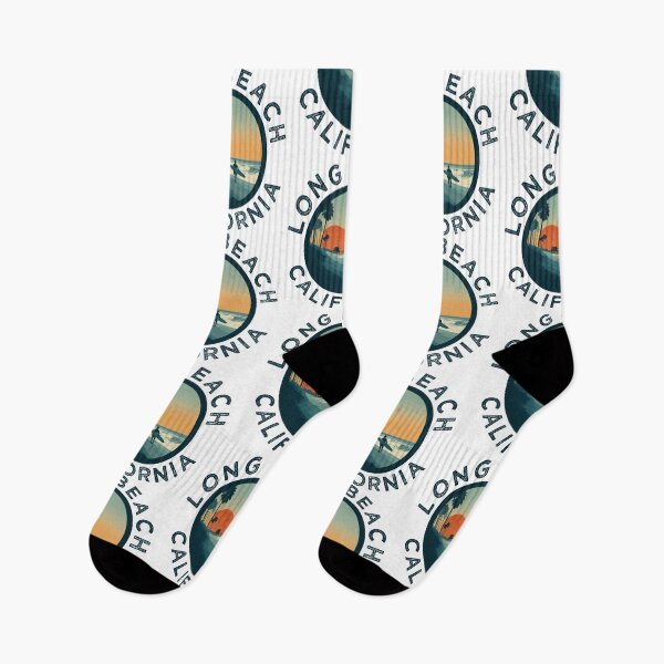 Item preview, Long Beach - California (with Navy Lettering) designed and sold by VelvetRoom.