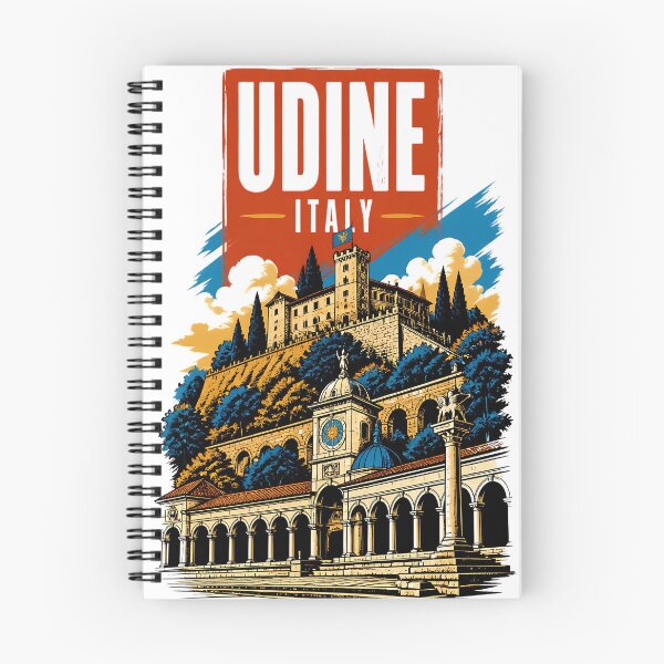 Item preview, Udine Italy Vintage Travel Tourism designed and sold by TravelersGems.