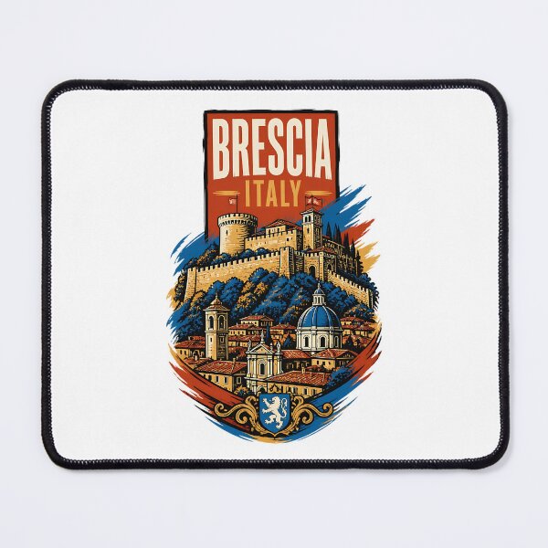 Item preview, Brescia Italy Vintage Travel Tourism designed and sold by TravelersGems.