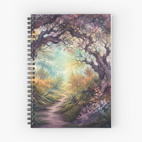 Item preview, Enchanted Forest Path Watercolor Style designed and sold by Spark & Shadow.