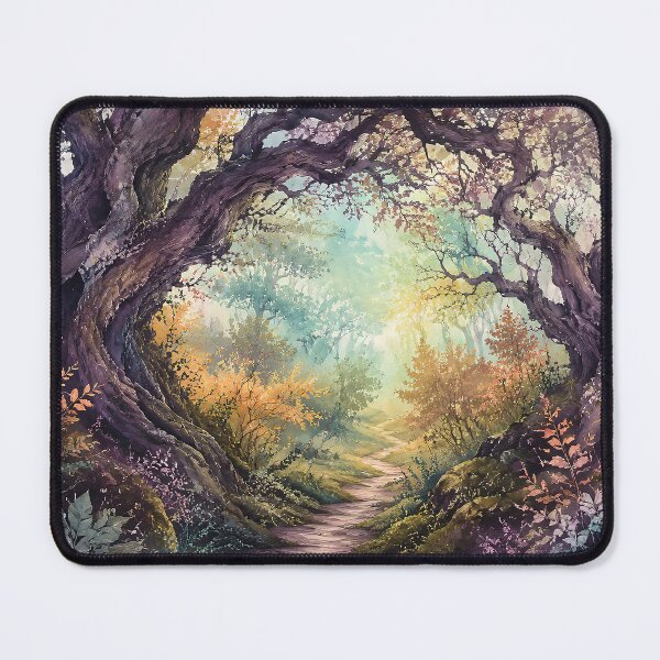 Item preview, Enchanted Forest Path Watercolor Style designed and sold by Spark & Shadow.