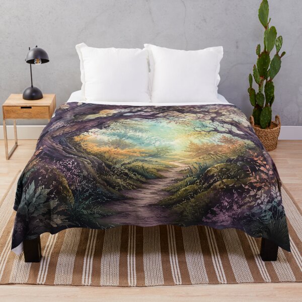 Item preview, Enchanted Forest Path Watercolor Style designed and sold by Spark & Shadow.