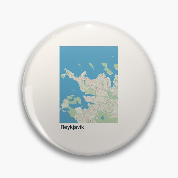 Item preview, Reykjavik Minimalistic Map Art designed and sold by MapsNerd.
