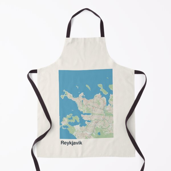 Item preview, Reykjavik Minimalistic Map Art designed and sold by MapsNerd.