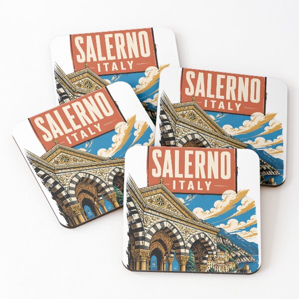 Item preview, Salerno Italy Vintage Travel Tourism designed and sold by TravelersGems.