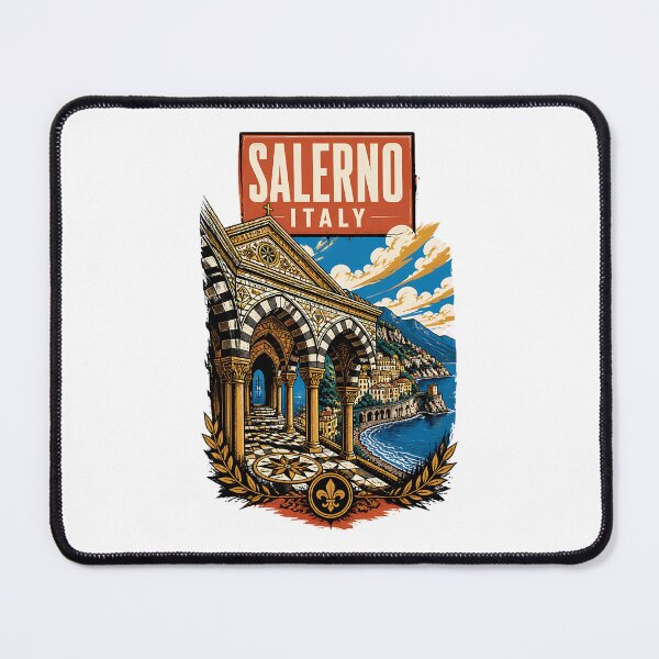 Item preview, Salerno Italy Vintage Travel Tourism designed and sold by TravelersGems.