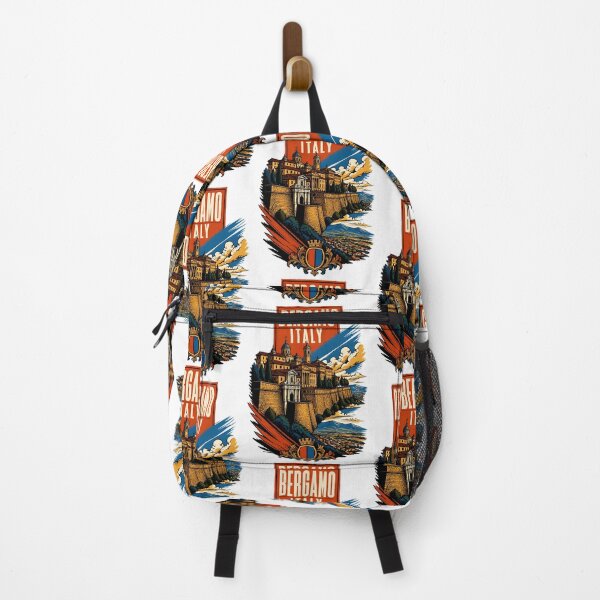 Item preview, Bergamo Italy Vintage Travel Tourism designed and sold by TravelersGems.