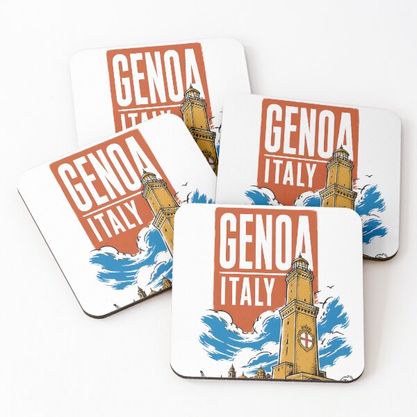 Item preview, Genoa Italy Vintage Travel Tourism designed and sold by TravelersGems.