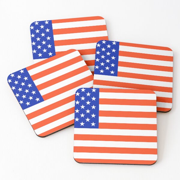 Item preview, Orange, White, and Blue American Flag designed and sold by Karate Octopus.