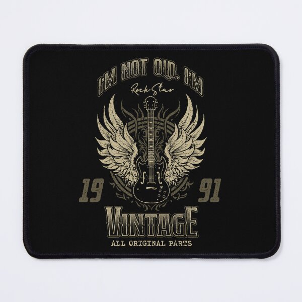 Item preview, I'm Not Old I'm Vintage Retro 1991 Guitar Player designed and sold by JRRTs.