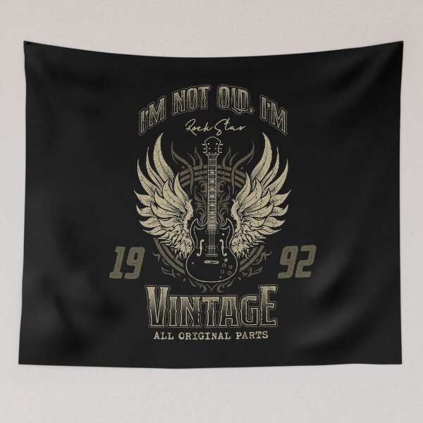Item preview, I'm Not Old I'm Vintage Retro 1992 Guitar Player designed and sold by JRRTs.