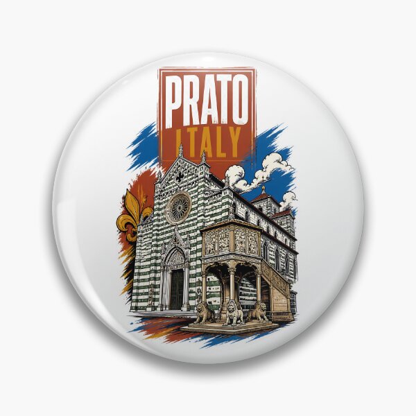 Item preview, Prato Italy Vintage Travel Tourism designed and sold by TravelersGems.