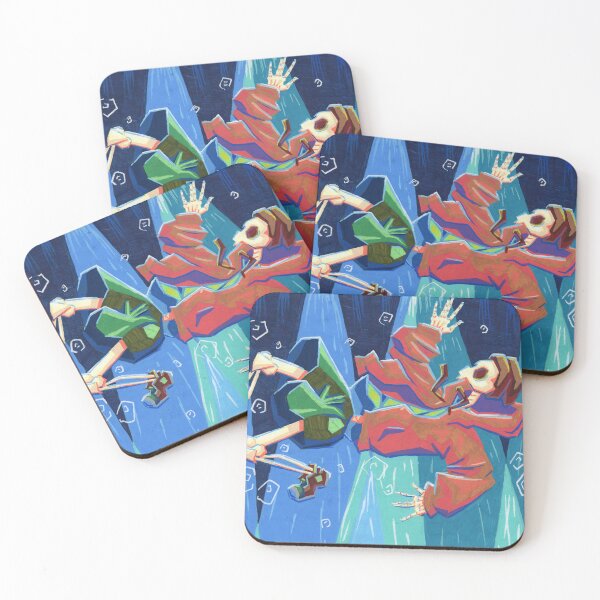 Item preview, sinking skeleton illustration designed and sold by NineRavensArt.