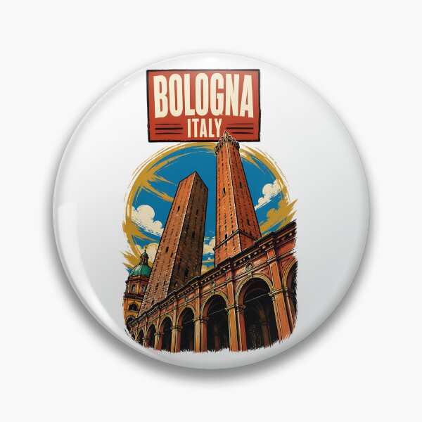 Item preview, Bologna Italy Vintage Travel Tourism designed and sold by TravelersGems.