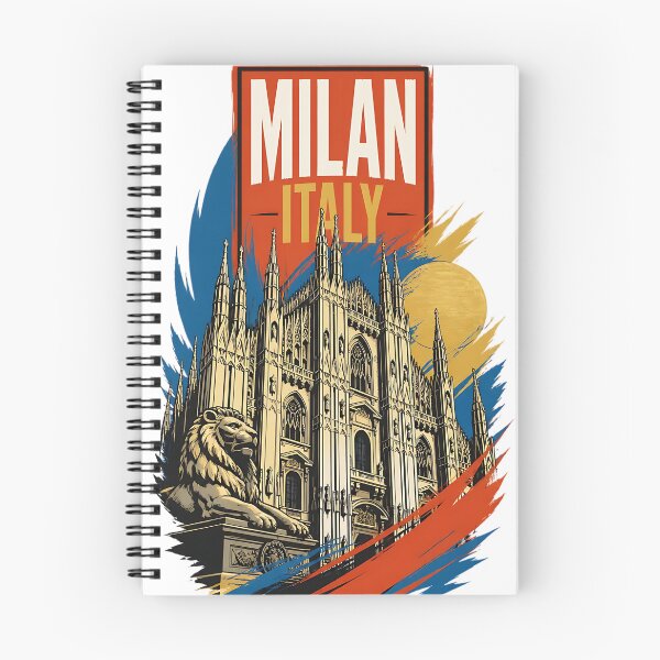 Item preview, Milan Italy Vintage Travel Tourism designed and sold by TravelersGems.