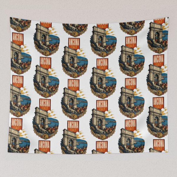 Item preview, Ancona Italy Vintage Travel Tourism designed and sold by TravelersGems.