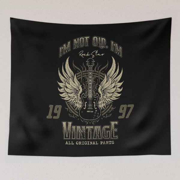 Item preview, I'm Not Old I'm Vintage Retro 1997 Guitar Player designed and sold by JRRTs.