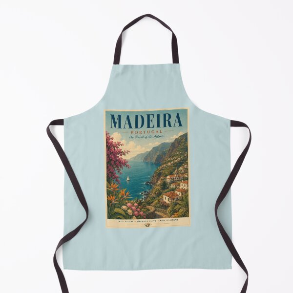 Item preview, Madeira Vintage Travel Poster – Portugal Atlantic Coas designed and sold by Sasas Design.