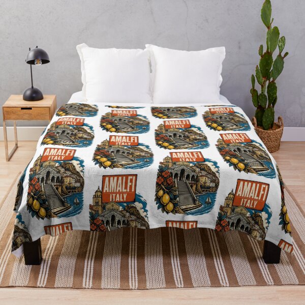 Item preview, Amalfi Italy Vintage Travel Tourism designed and sold by TravelersGems.