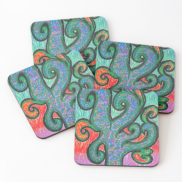 Item preview, Abstract Colorful Tree Oil Painting designed and sold by Elephant's12.