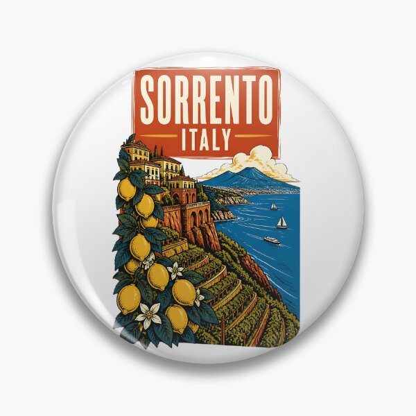 Item preview, Sorrento Italy Vintage Travel Tourism designed and sold by TravelersGems.