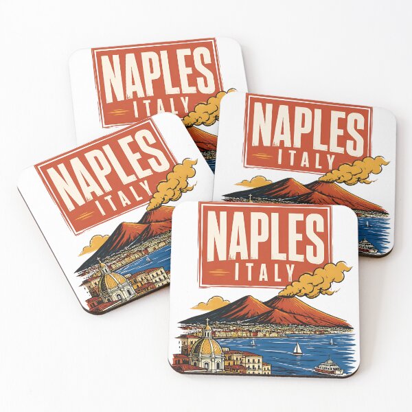Item preview, Naples Italy Vintage Travel Tourism designed and sold by TravelersGems.