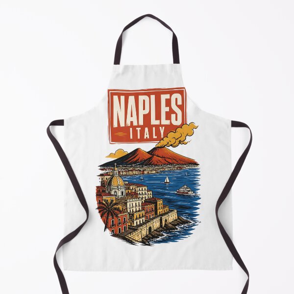 Item preview, Naples Italy Vintage Travel Tourism designed and sold by TravelersGems.
