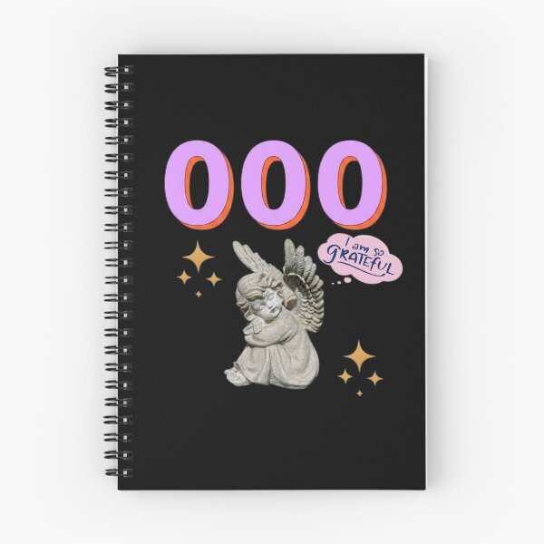 Item preview, 000 Angel Number Design | Aesthetic | Manifest | Manifestation | Grateful | Angels | Spiritual | Gratitude Journals | Pink |  tshirts, mugs, stickers, posters designed and sold by TeenLake.
