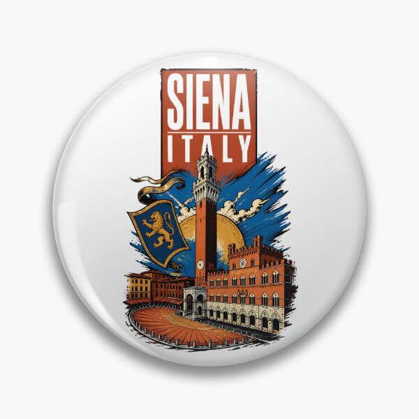 Item preview, Siena Italy Vintage Travel Tourism designed and sold by TravelersGems.