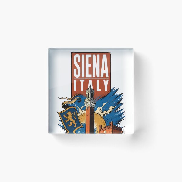 Item preview, Siena Italy Vintage Travel Tourism designed and sold by TravelersGems.