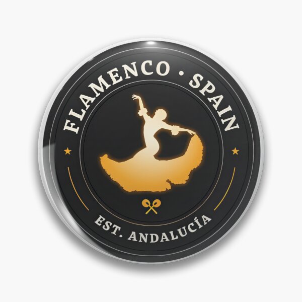 Item preview, Flamenco Dancer Crest — Spain Circular Badge Logo designed and sold by Shutter-Dragon.