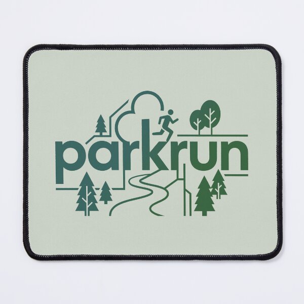 Item preview, Parkrun 5k Trail Running Nature Trees Green Line Art designed and sold by KiwiRider.